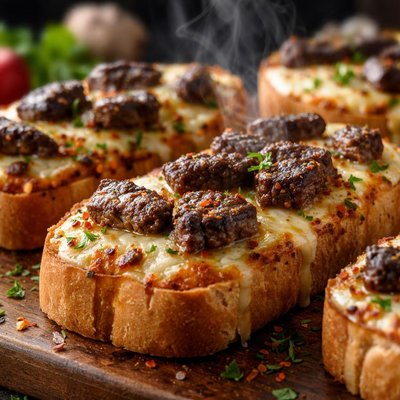 Image of Black Angus Cheesy Garlic Bread