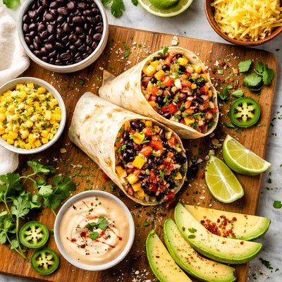 Image of Black Bean and Cheesy Burrito Ww