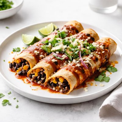 Image of Black Bean and Corn Enchiladas