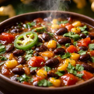 Image of Black Bean and Corn Soup
