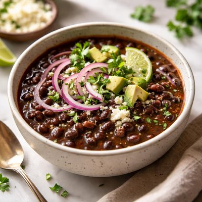 Image of Black Bean and Onion Soup