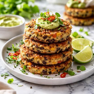 Image of Black Bean and Potato Cakes