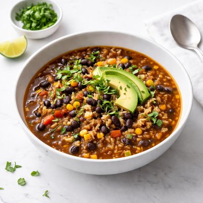 Image of Black Bean and Rice Soup