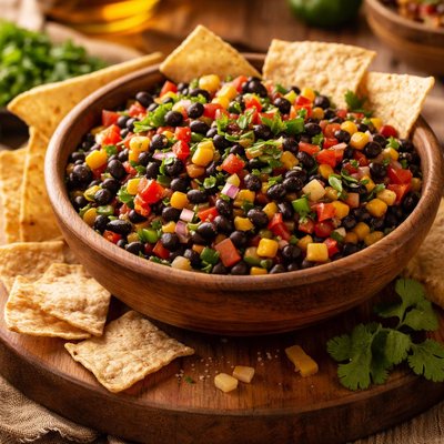 Image of Black Bean Black Eyed Pea Salsa
