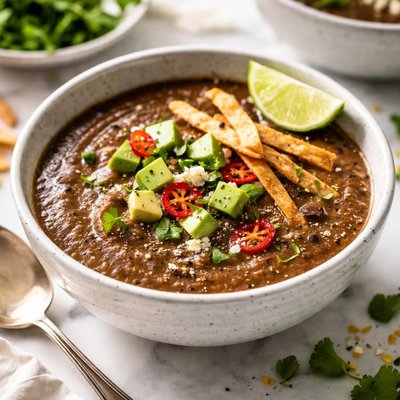 Image of Black Bean Blender Soup