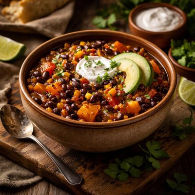 Image of Black Bean Butternut Squash Chili