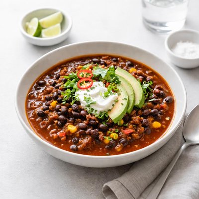 Image of Black Bean Chili Soup