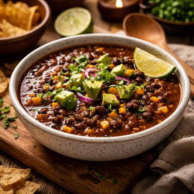 Image of Black Bean Chipotle Soup