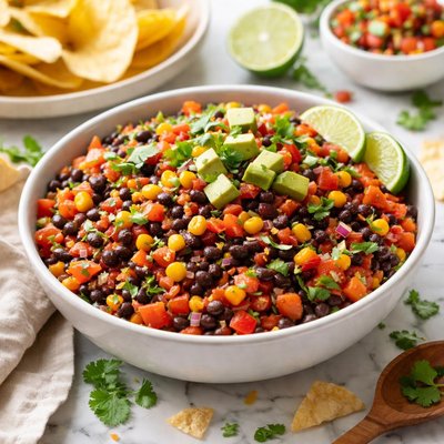 Image of Black Bean Corn and Salsa Dip Weight Watchers