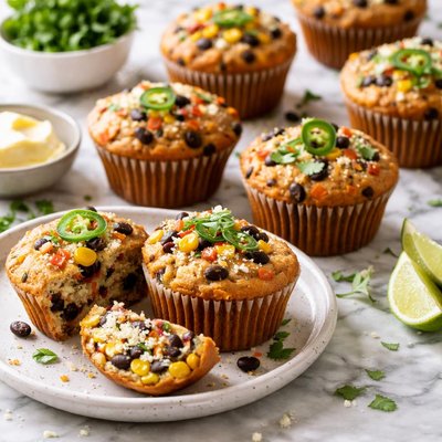 Image of Black Bean Corn Muffins
