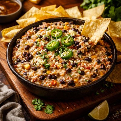 Image of Black Bean Cream Cheese Dip