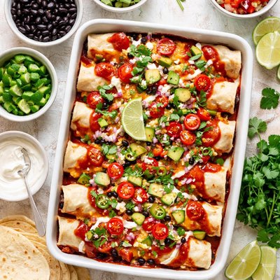 Image of Black Bean Enchiladas