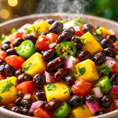Image of Black Bean Mango Salsa