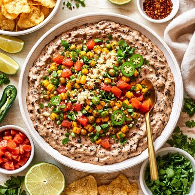 Image of Black Bean Poblano Dip