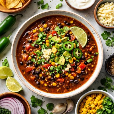 Image of Black Bean Soup with Cumin and Jalapeno