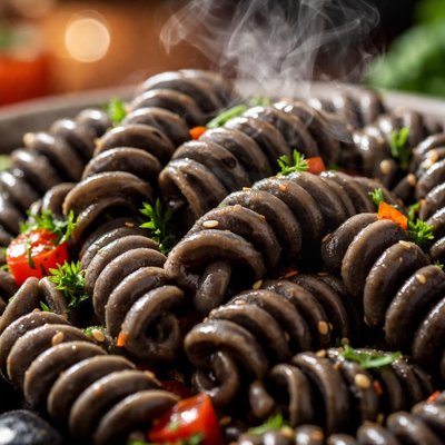 Image of Black Bean Spirals