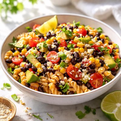 Image of Black Bean Sunshine Pasta Salad