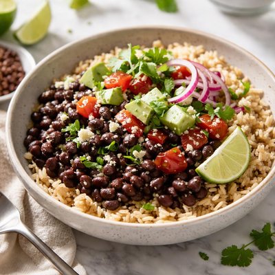 Image of Black Beans and Brown Rice