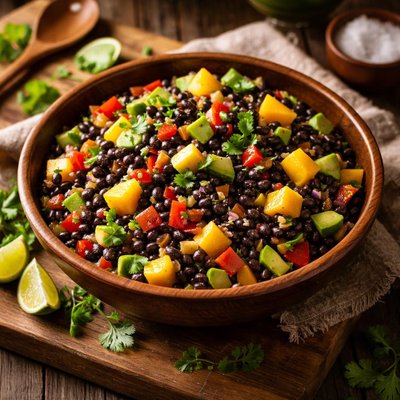 Image of Black Beans and Mango Salad