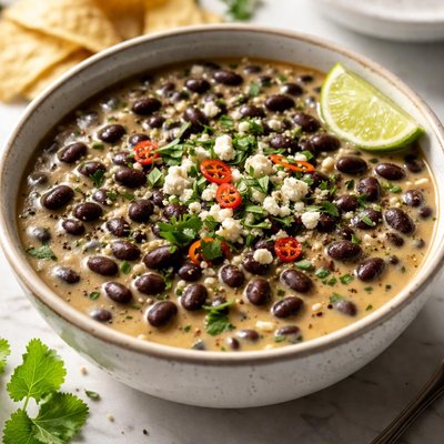 Image of Black Beans with Cream