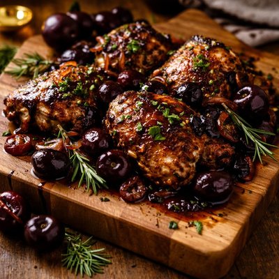 Image of Black Bing Cherry Chicken