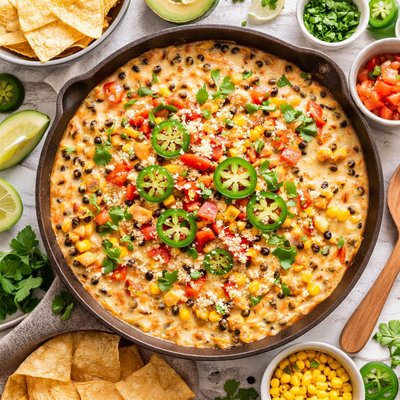 Image of Black Eyed Pea Con Queso