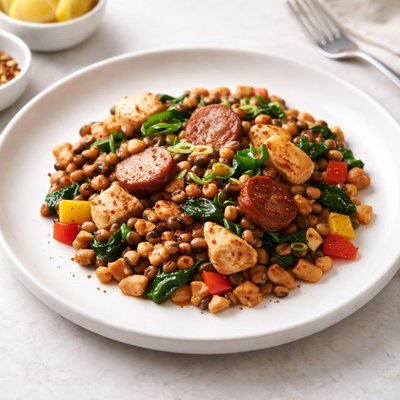 Image of Black Eyed Pea Skillet Dinner