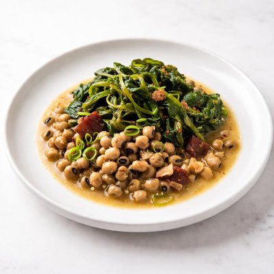 Image of Black Eyed Peas and Collards