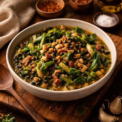 Image of Black Eyed Peas Chinese Greens