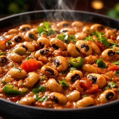 Image of Black Eyed Peas in a Spicy Goan Curry