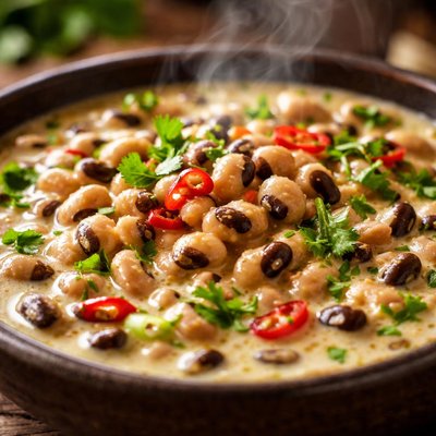 Image of Black Eyed Peas with Coconut Milk