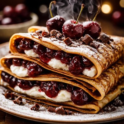 Image of Black Forest Crepes