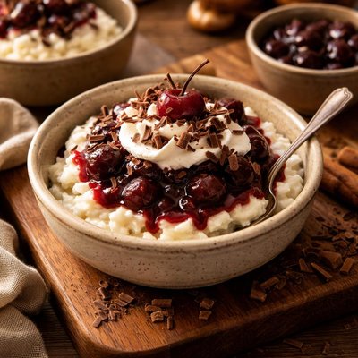 Image of Black Forest Rice Pudding