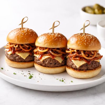 Image of Black Jack Sliders Mini Burgers