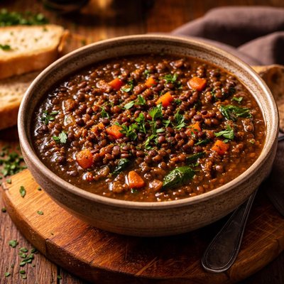 Image of Black Lentil Soup