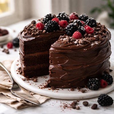 Image of Black Magic Chocolate Cake