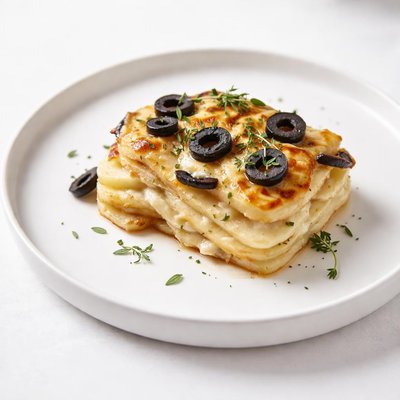 Image of Black Olive Potato Gratin