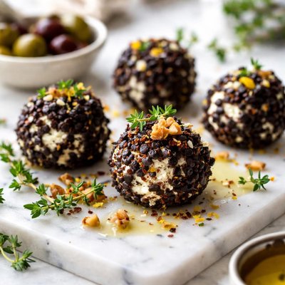 Image of Black Olives Goat Truffles