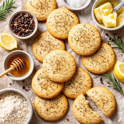 Image of Black Pepper Butter Cookies