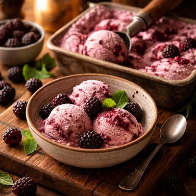 Image of Black Raspberry Ice Cream