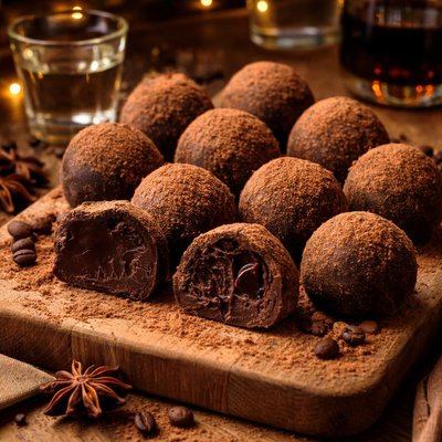 Image of Black Sambuca Truffles