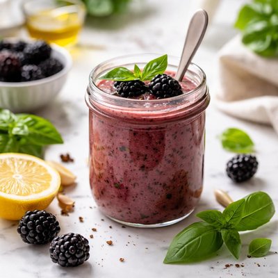 Image of Blackberry Basil Vinaigrette