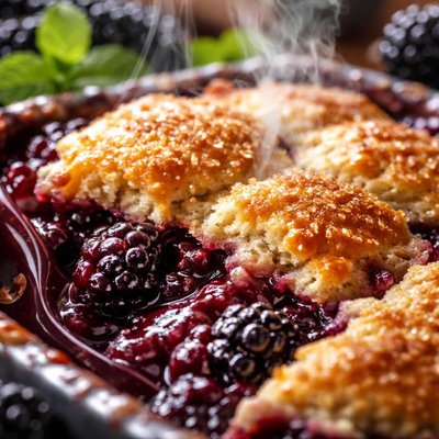 Image of Blackberry Cobbler Quick and Easy