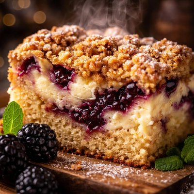 Image of Blackberry Cream Cheese Coffee Cake