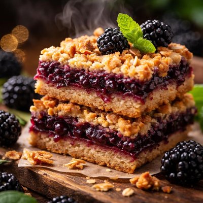 Image of Blackberry Crunch Bars
