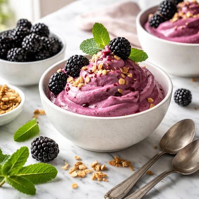 Image of Blackberry Frozen Yogurt
