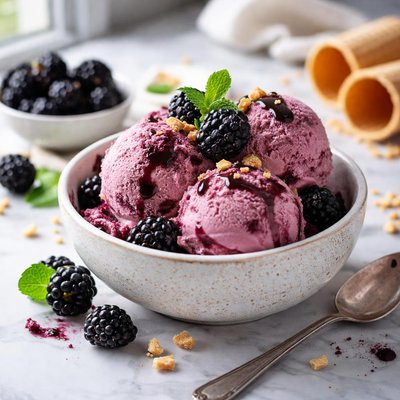 Image of Blackberry Ice Cream