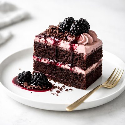 Image of Blackberry Jam Cocoa Cake