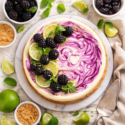 Image of Blackberry Lime Cheesecake
