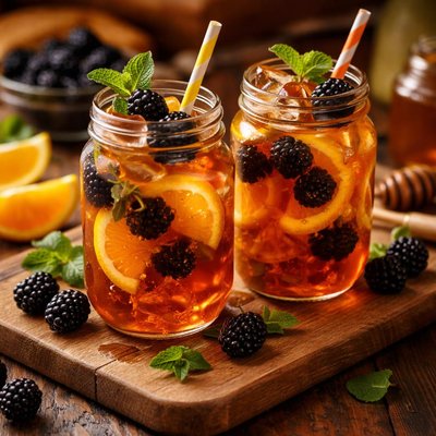 Image of Blackberry Orange Iced Tea